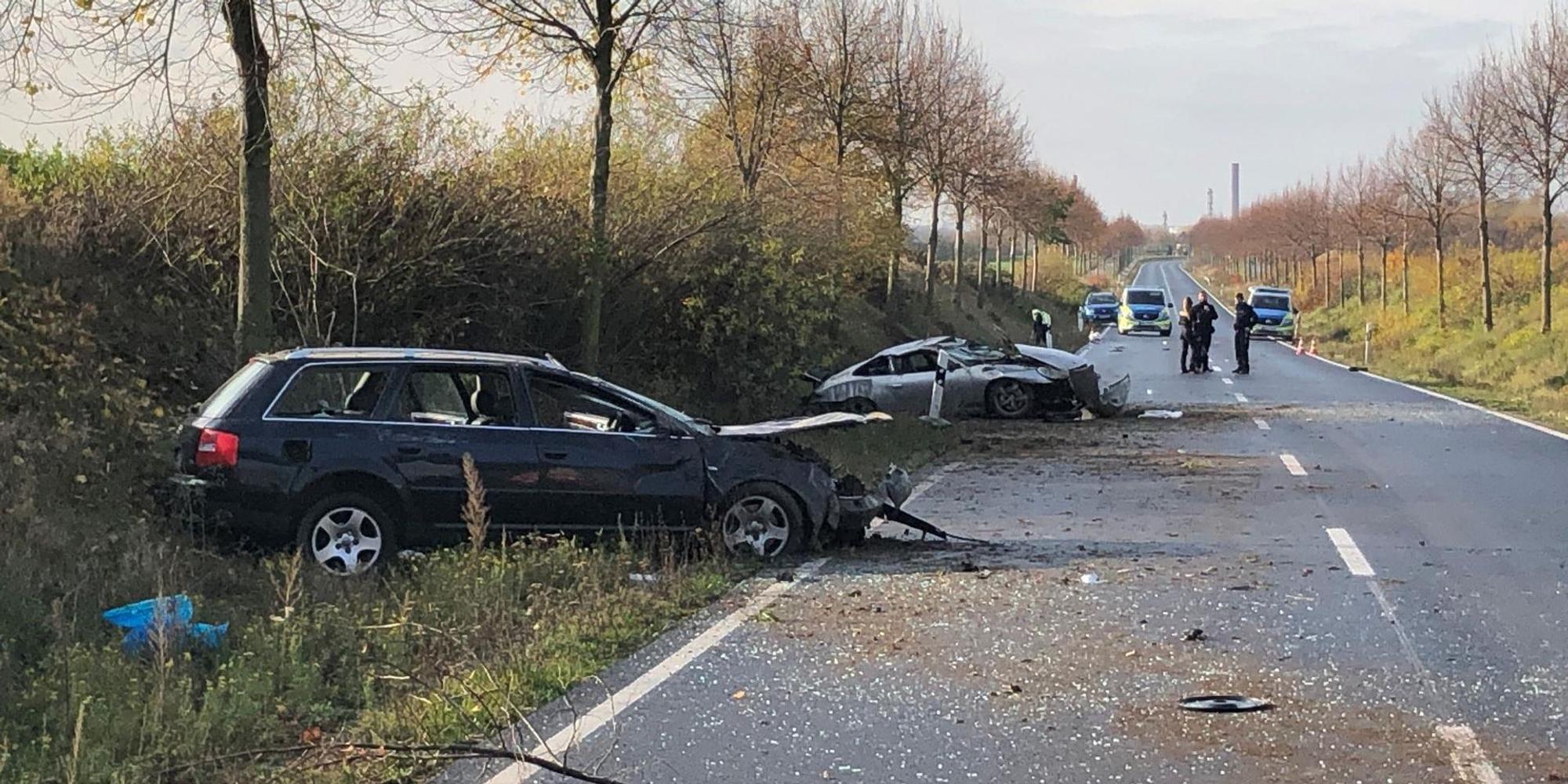 unfall audi porsche 1