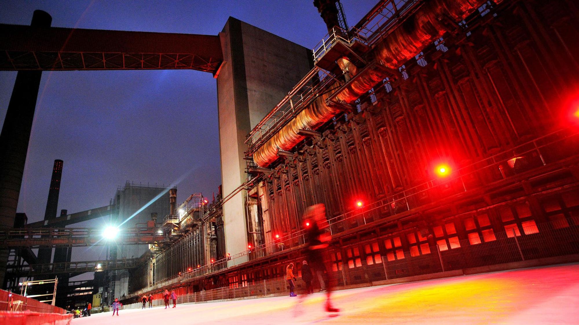 Eisbahn an der Zeche Zollverein