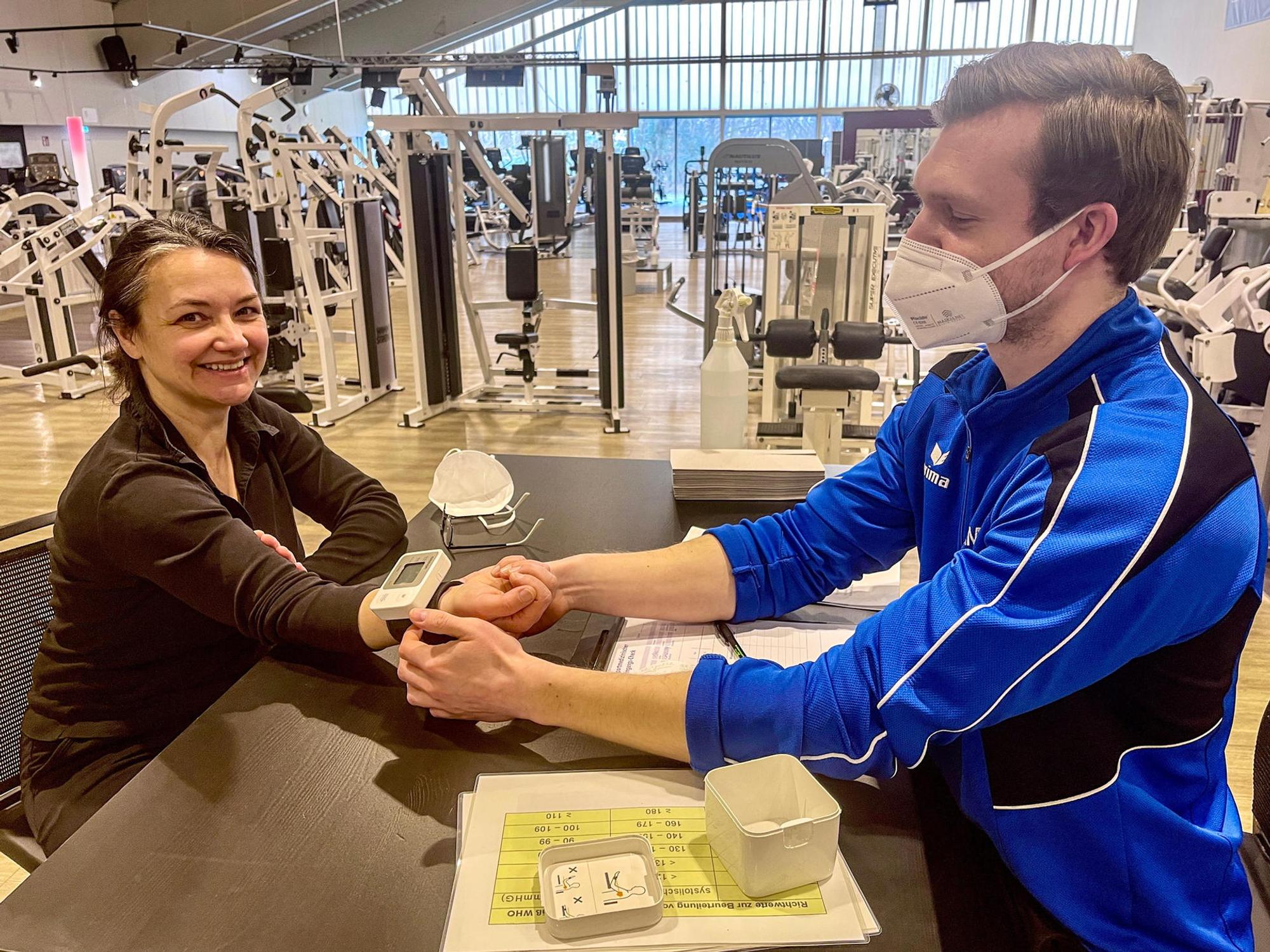 Kathrin Selbstversuch Sport Blutdruck