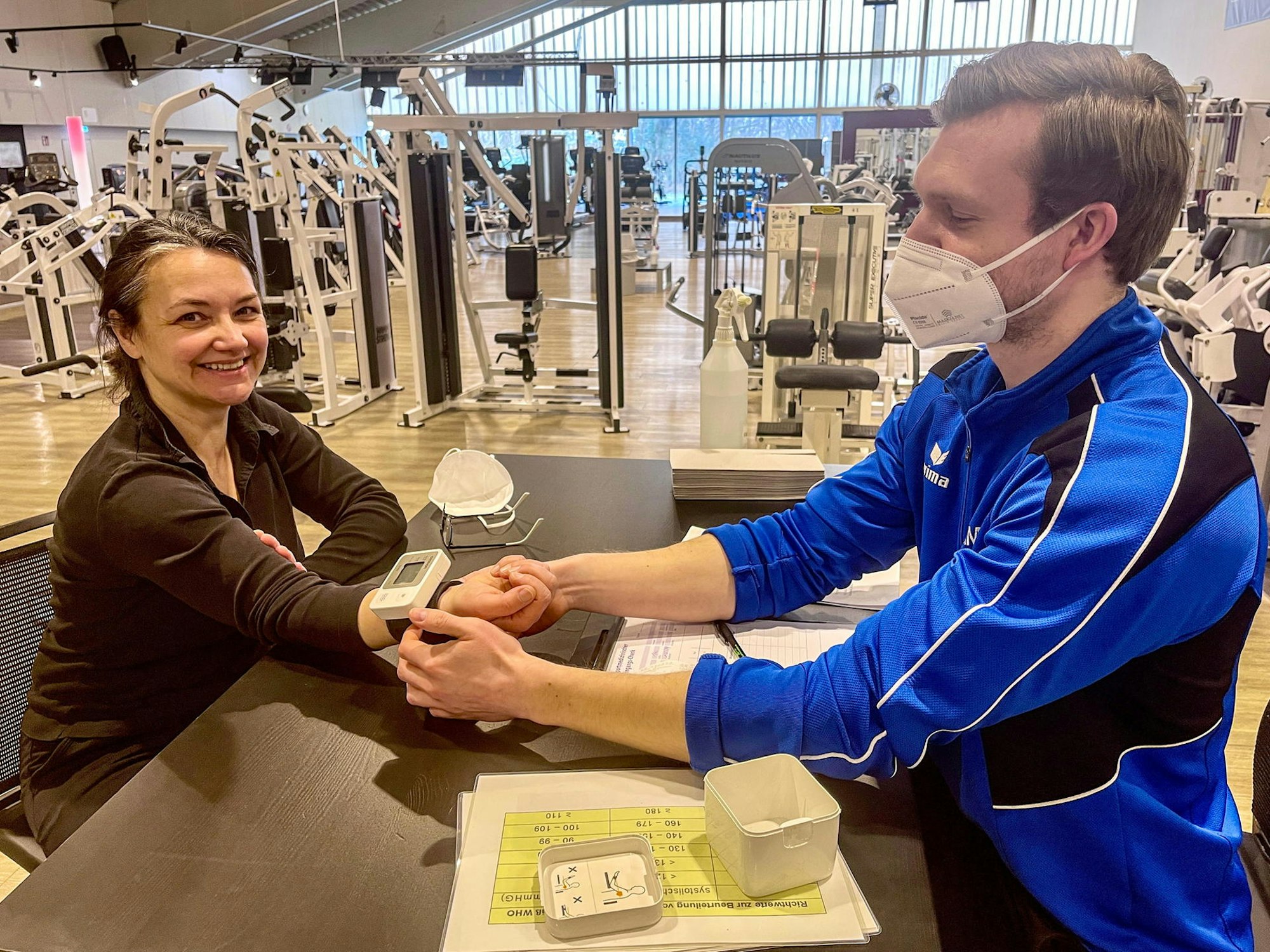 Kathrin Selbstversuch Sport Blutdruck