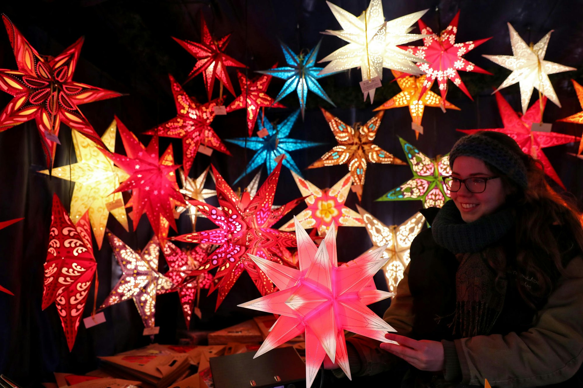 Weihnachtslichter sterne