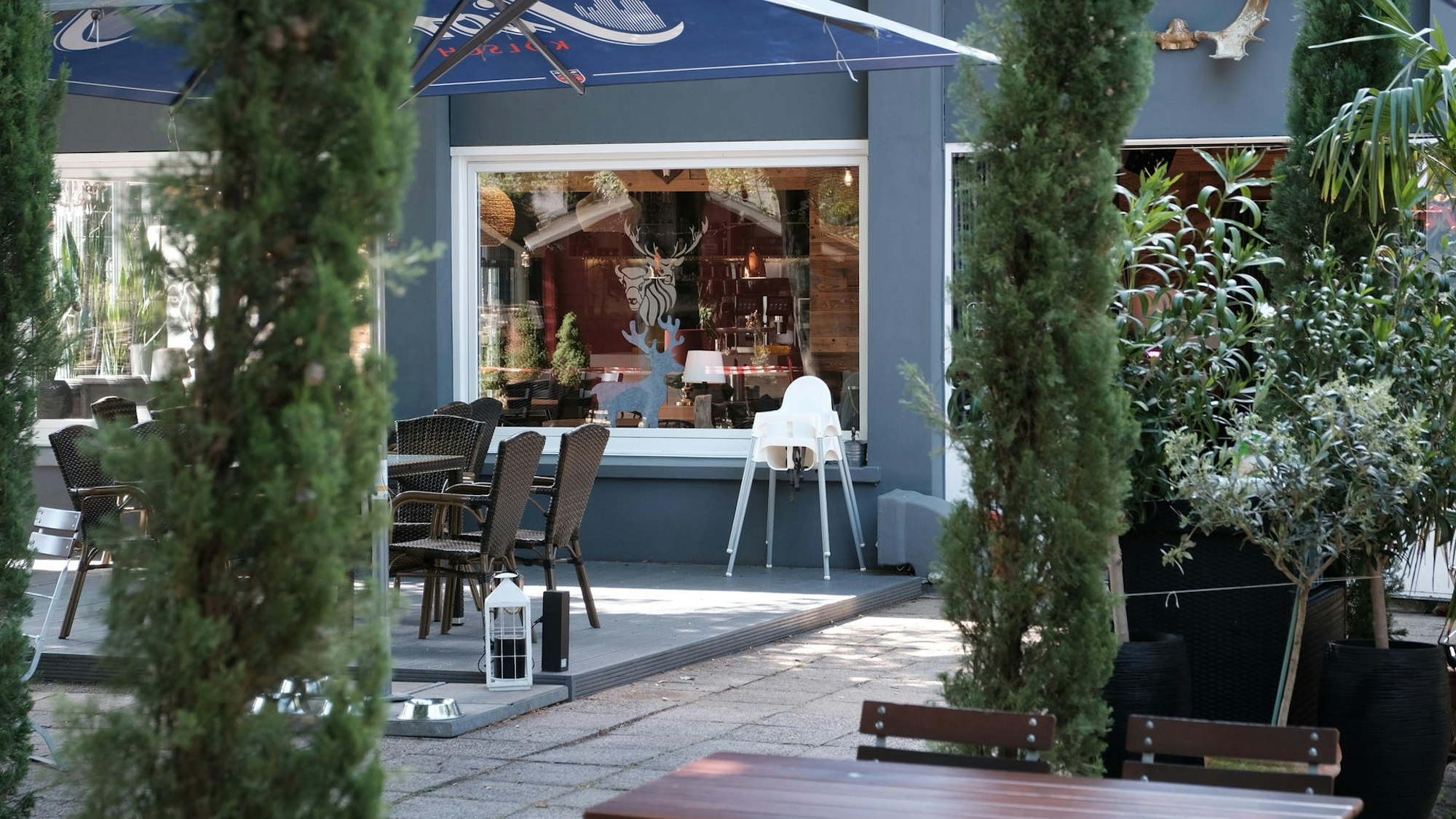 Das Restaurant Wildwechsel von außen.