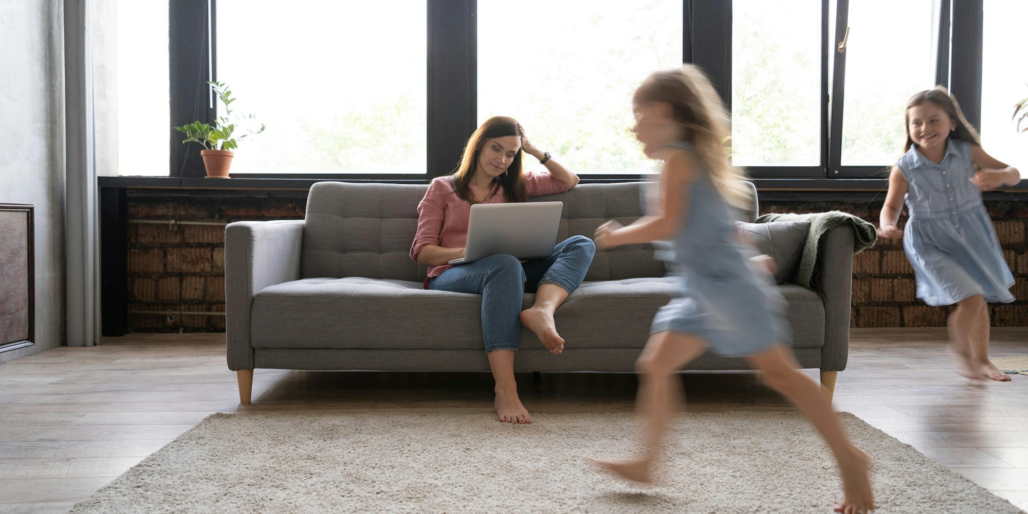 Mutter genervt Kinder