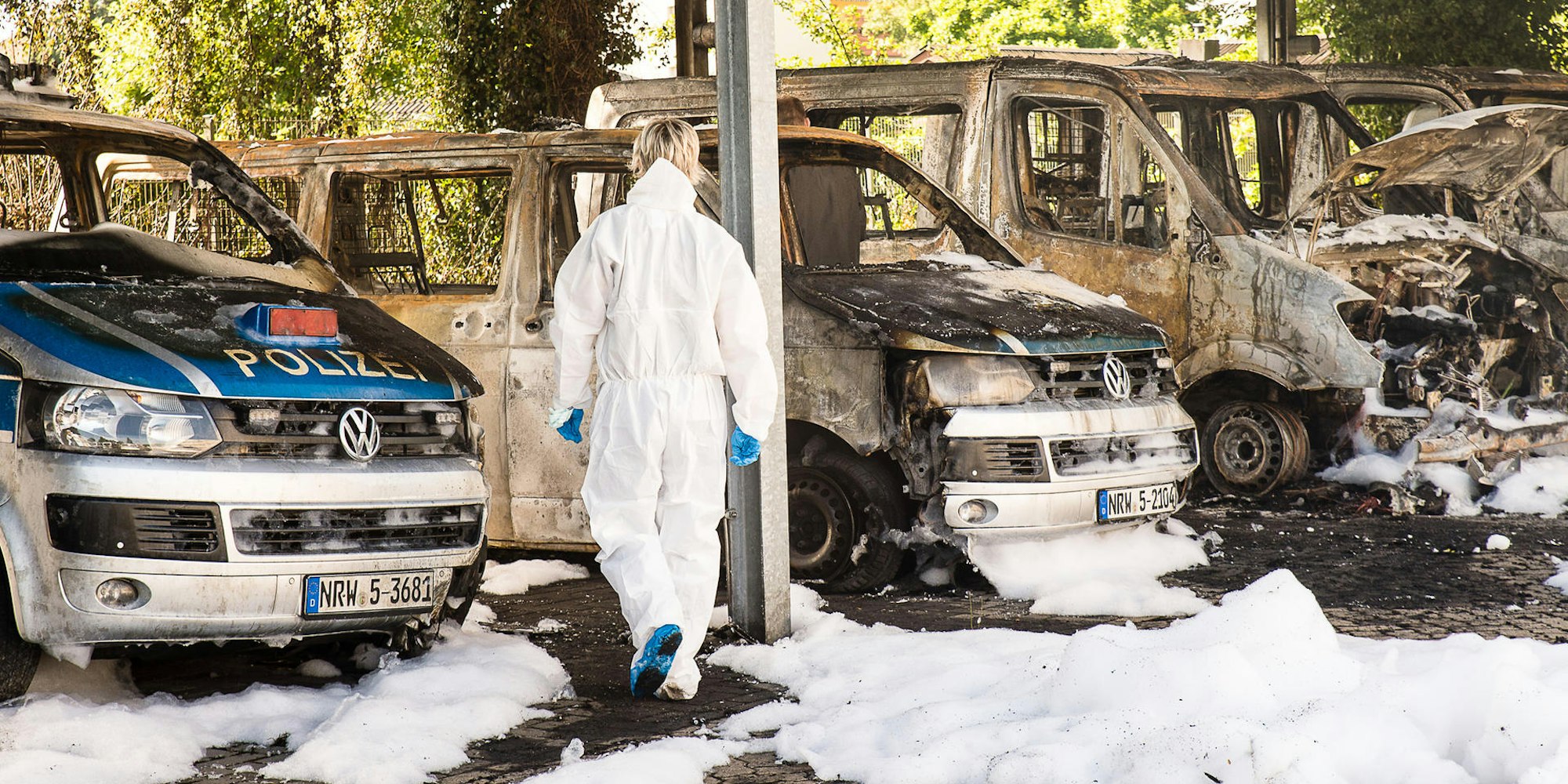 Brand bei Polizei in Bielefeld (4)