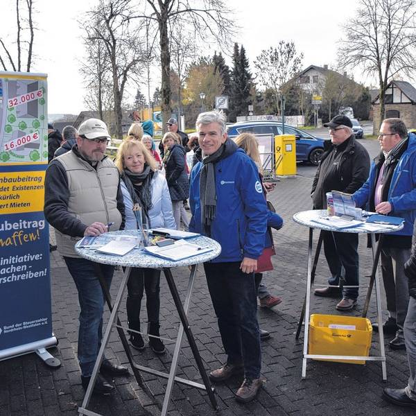 Winterscheid Proteste Straßenbaubeiträge