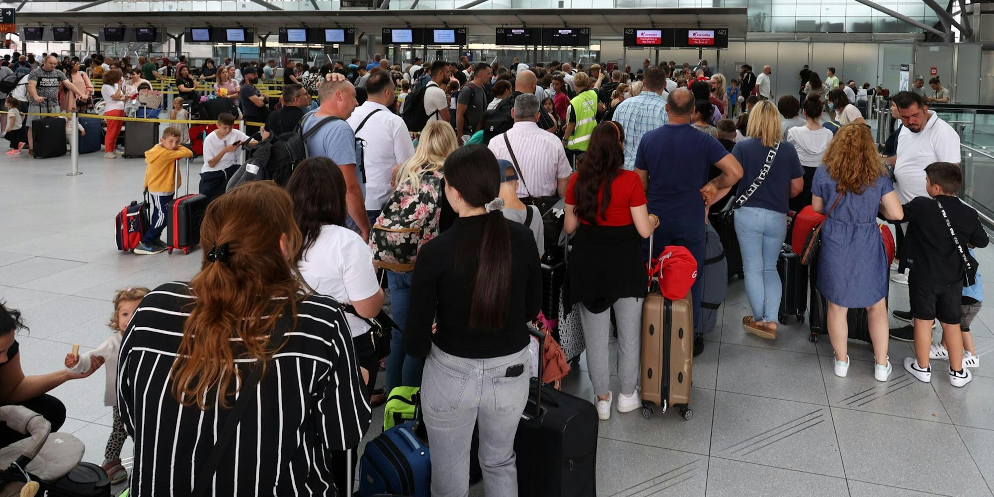 Chaos Flughafen Köln