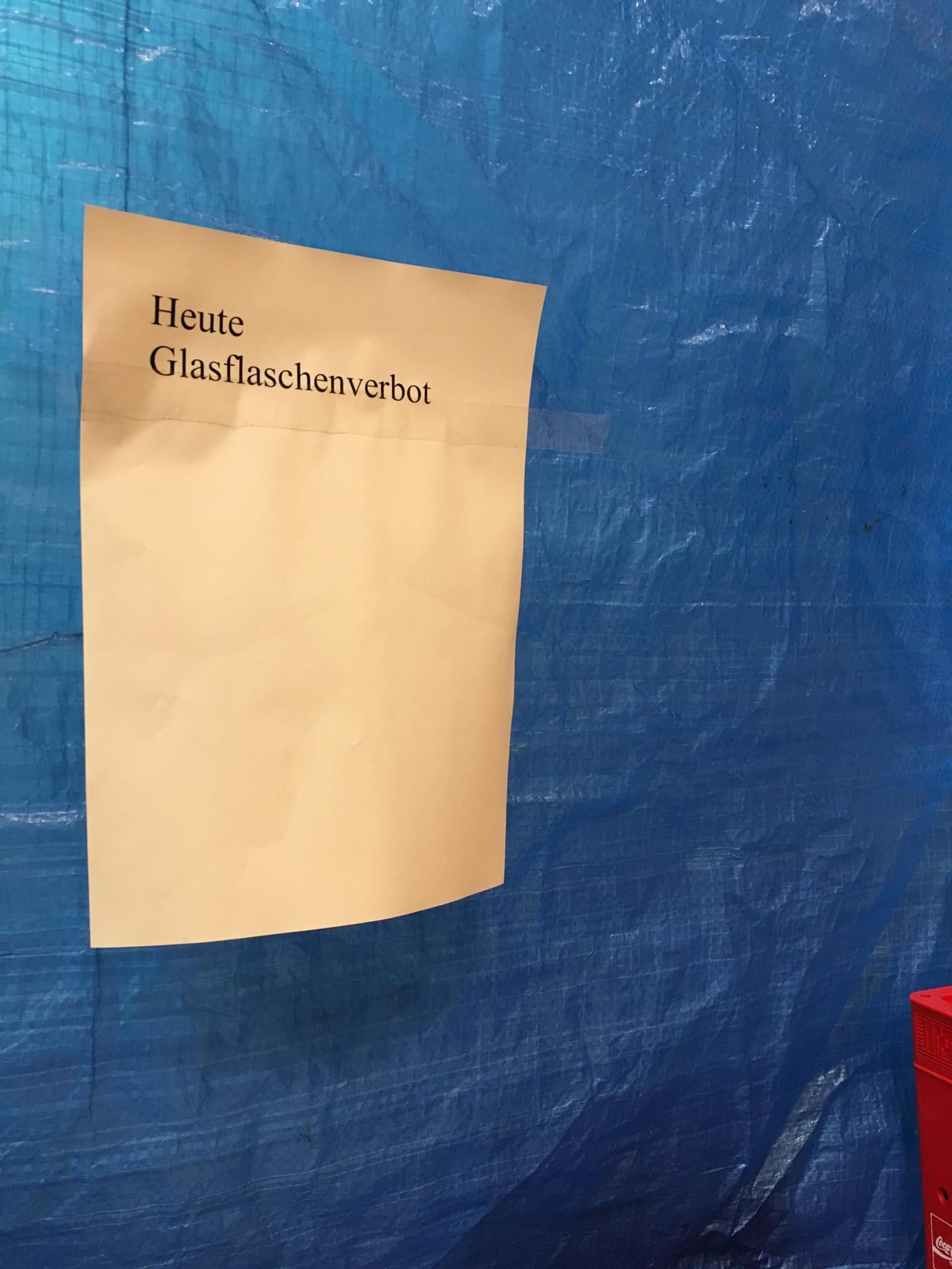 Glasverbot im Supermarkt (1)