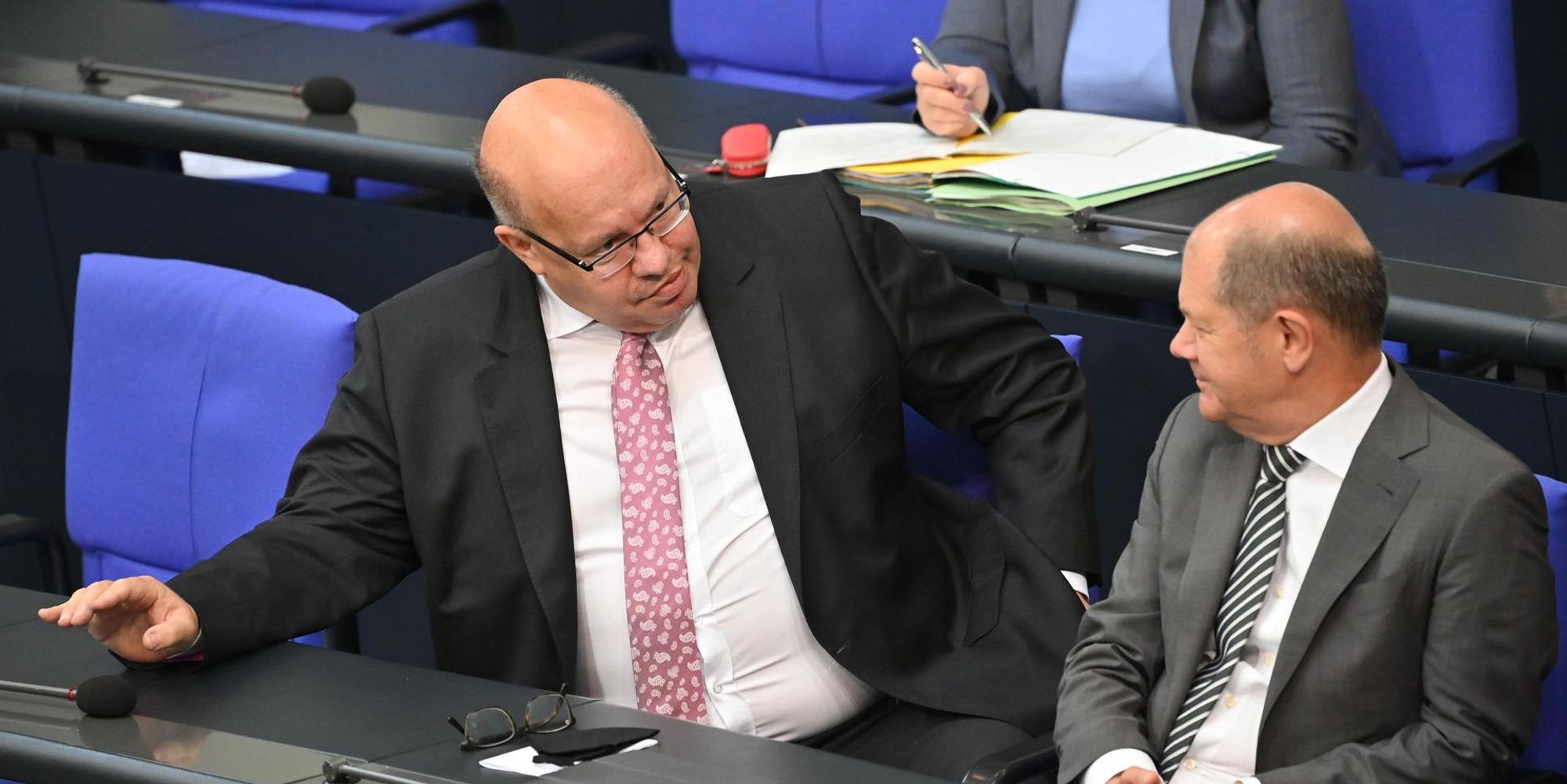 Altmaier und Scholz
