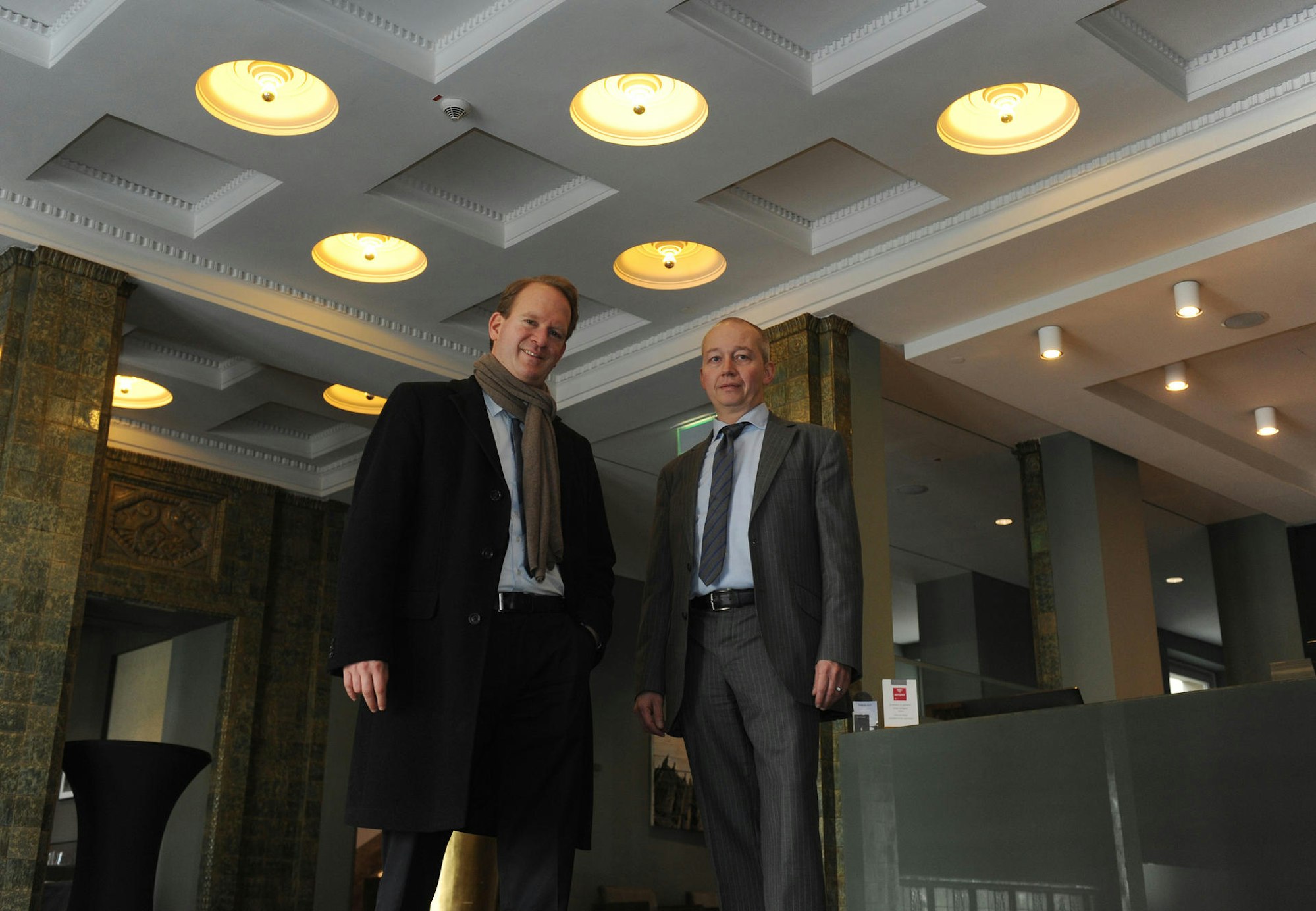 Jugendstil-Foyer des Stadtpalais mit Rainer Siewert