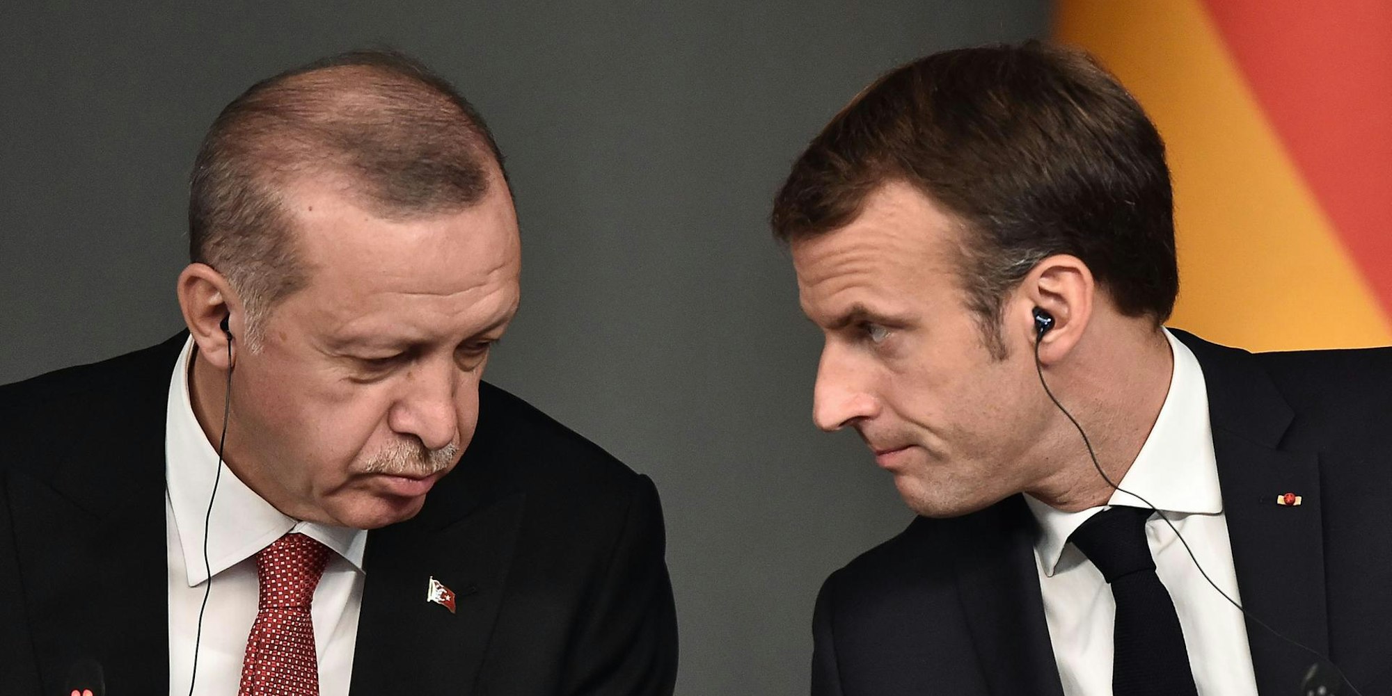 Macron Erdogan
