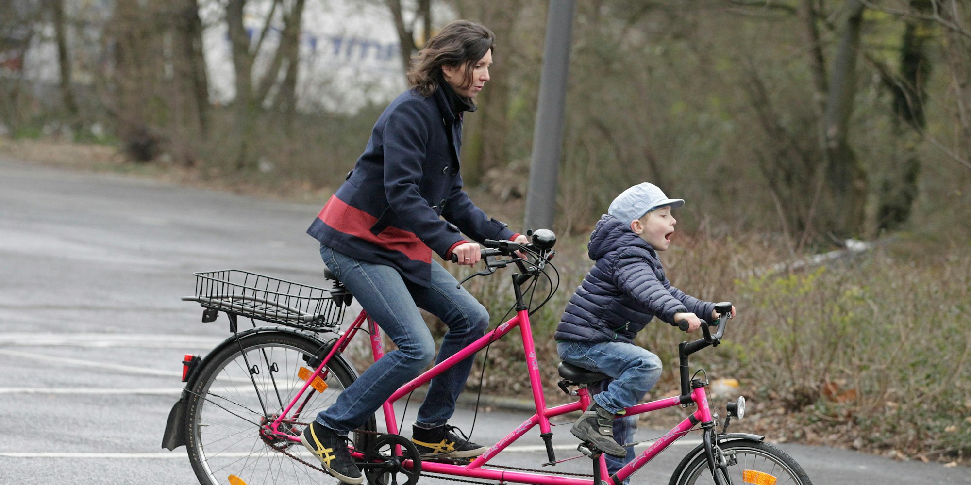 Tandemfahren mit Kind - ein Versuch 8.4.16