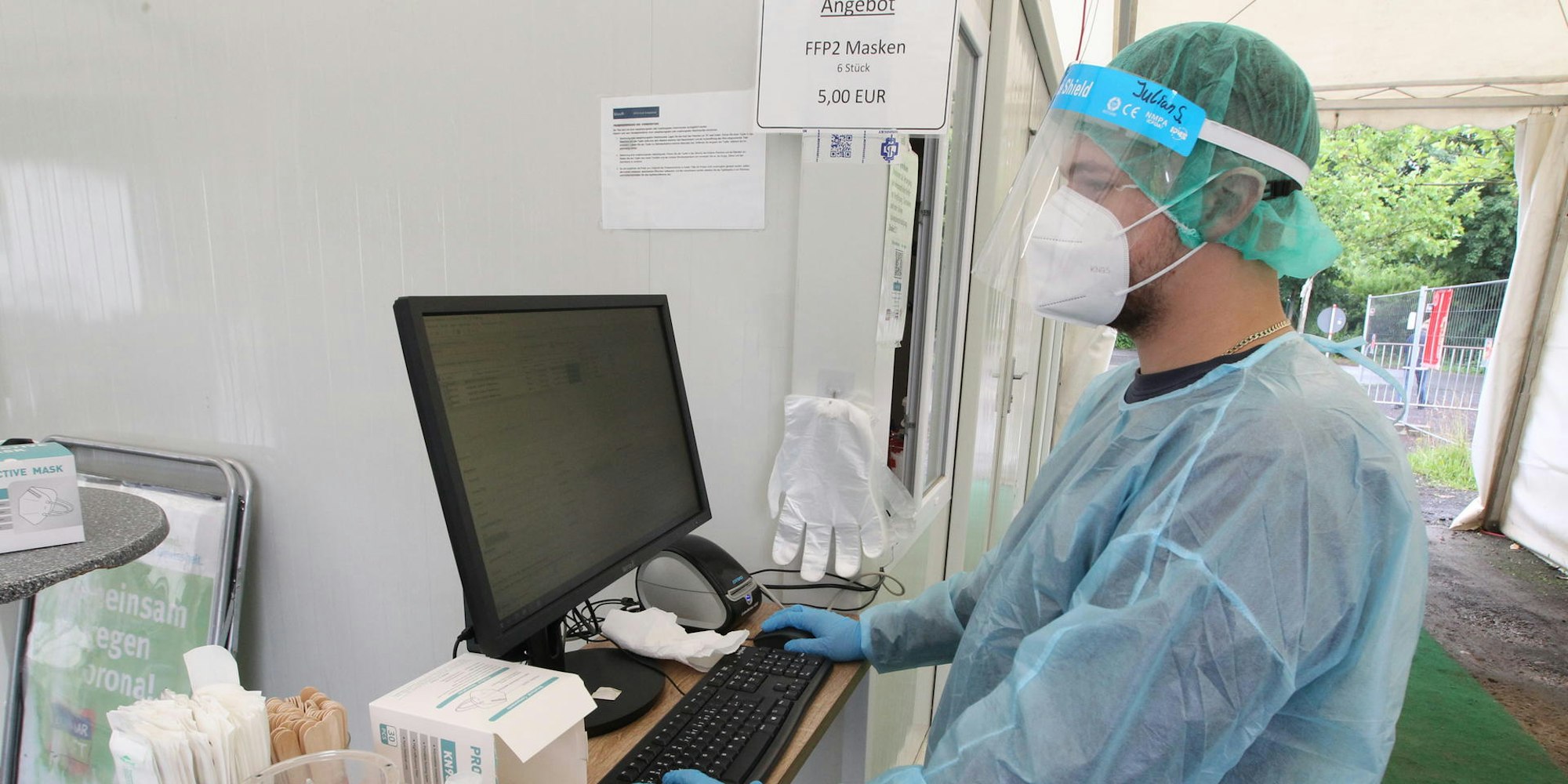 Drive-In_Testzentrum_Lohmar