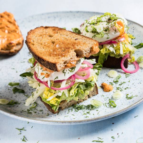 sandwich spicy green