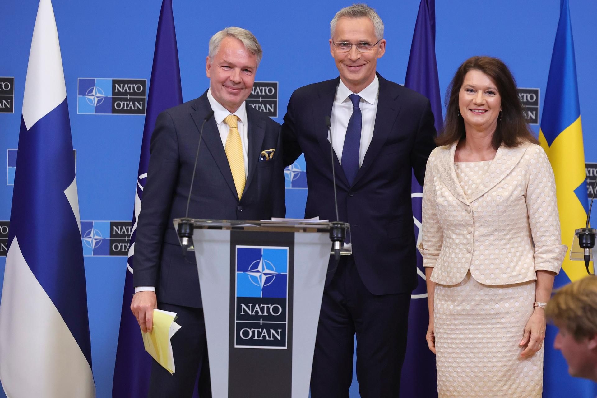 Nato Stoltenberg Schweden Finnland