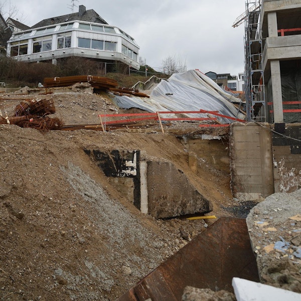 Baustelel Schlossgalerie Freitreppe