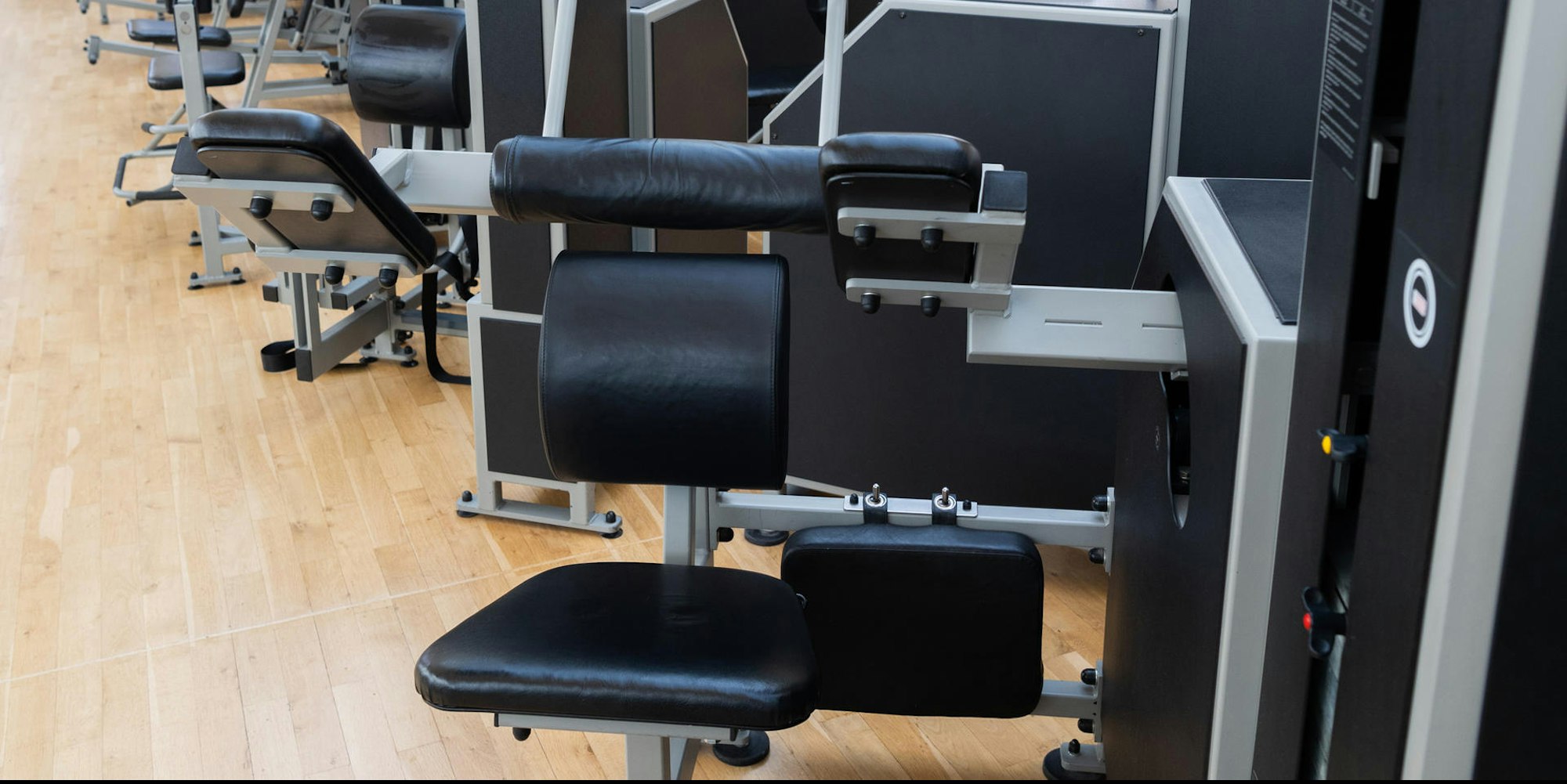 Fitnessstudio leer