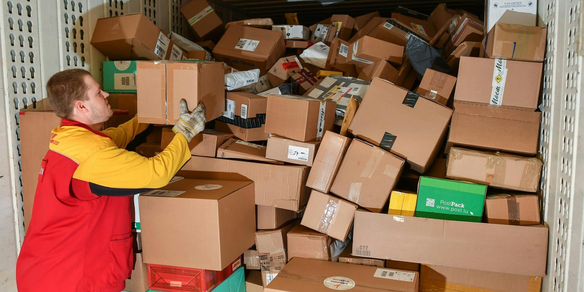 Paketdienst Weihnachten