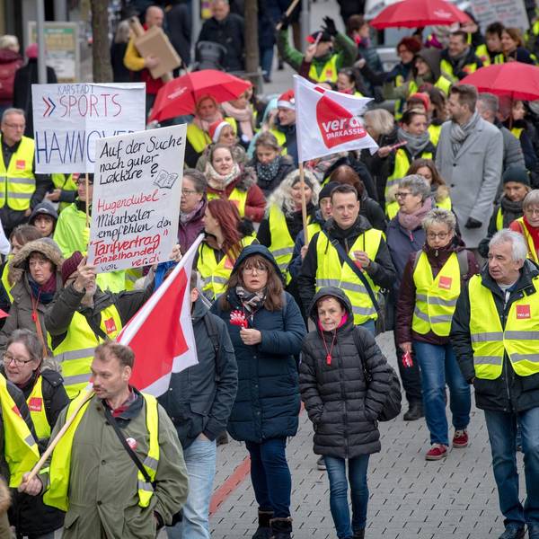 Streik Kaufhof Karstadt