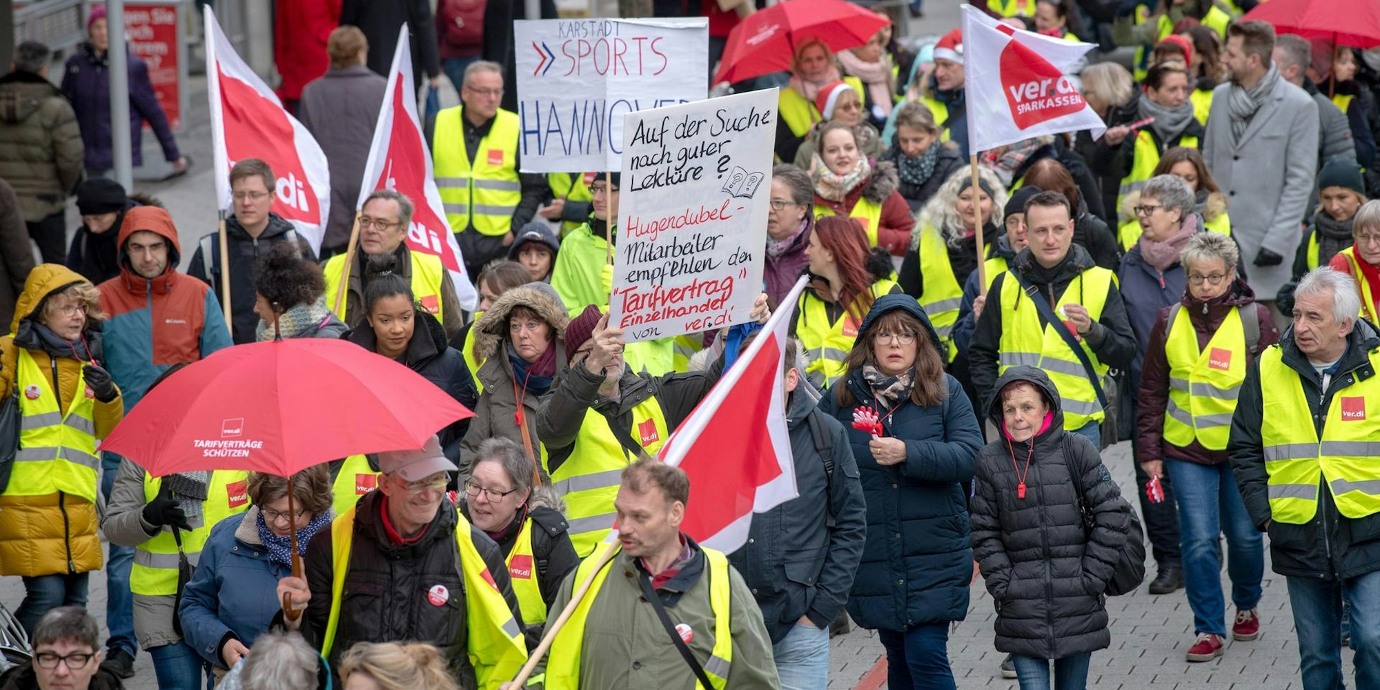 Streik Kaufhof Karstadt