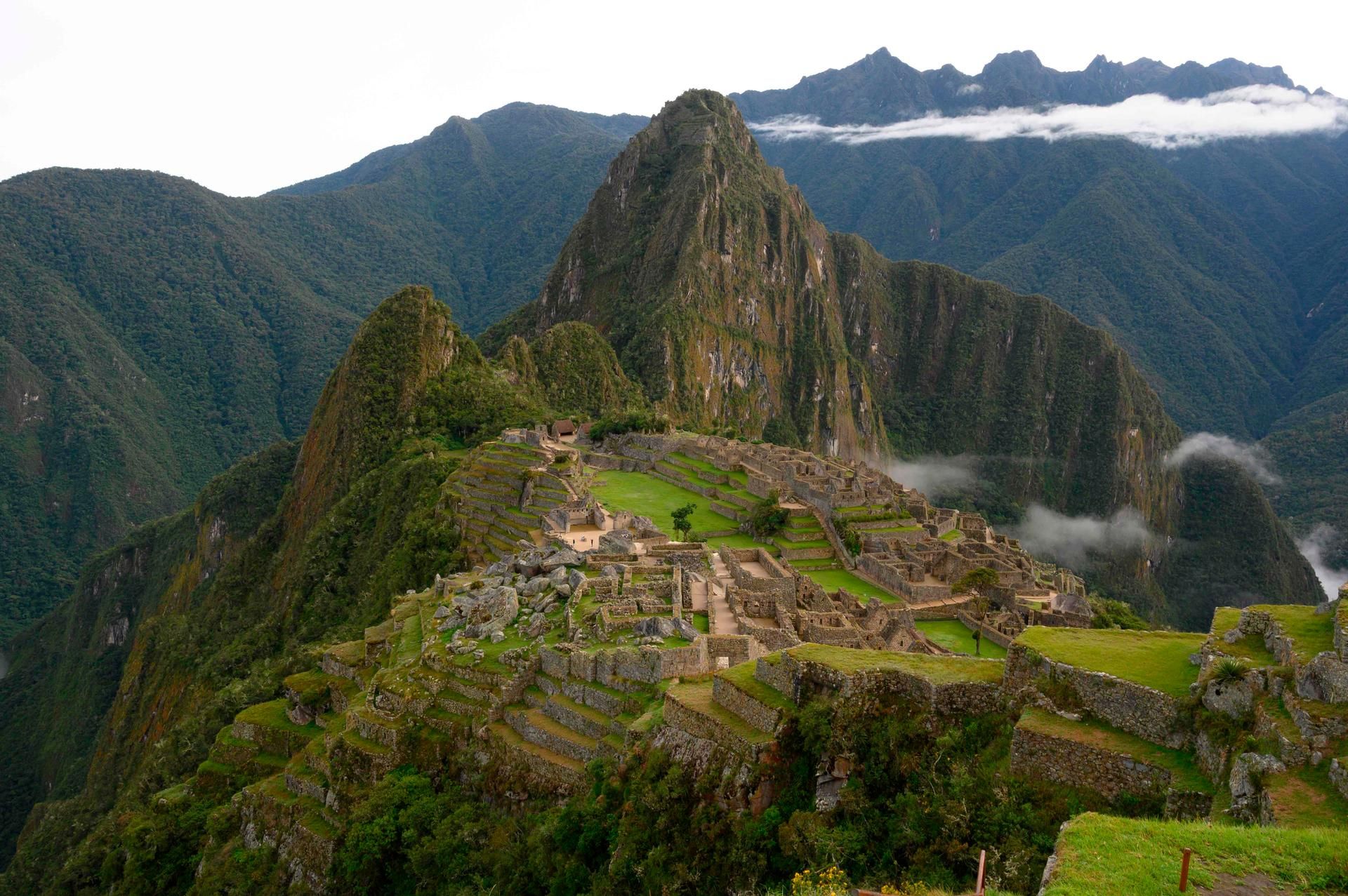 Machu Picchu aus der Ferne
