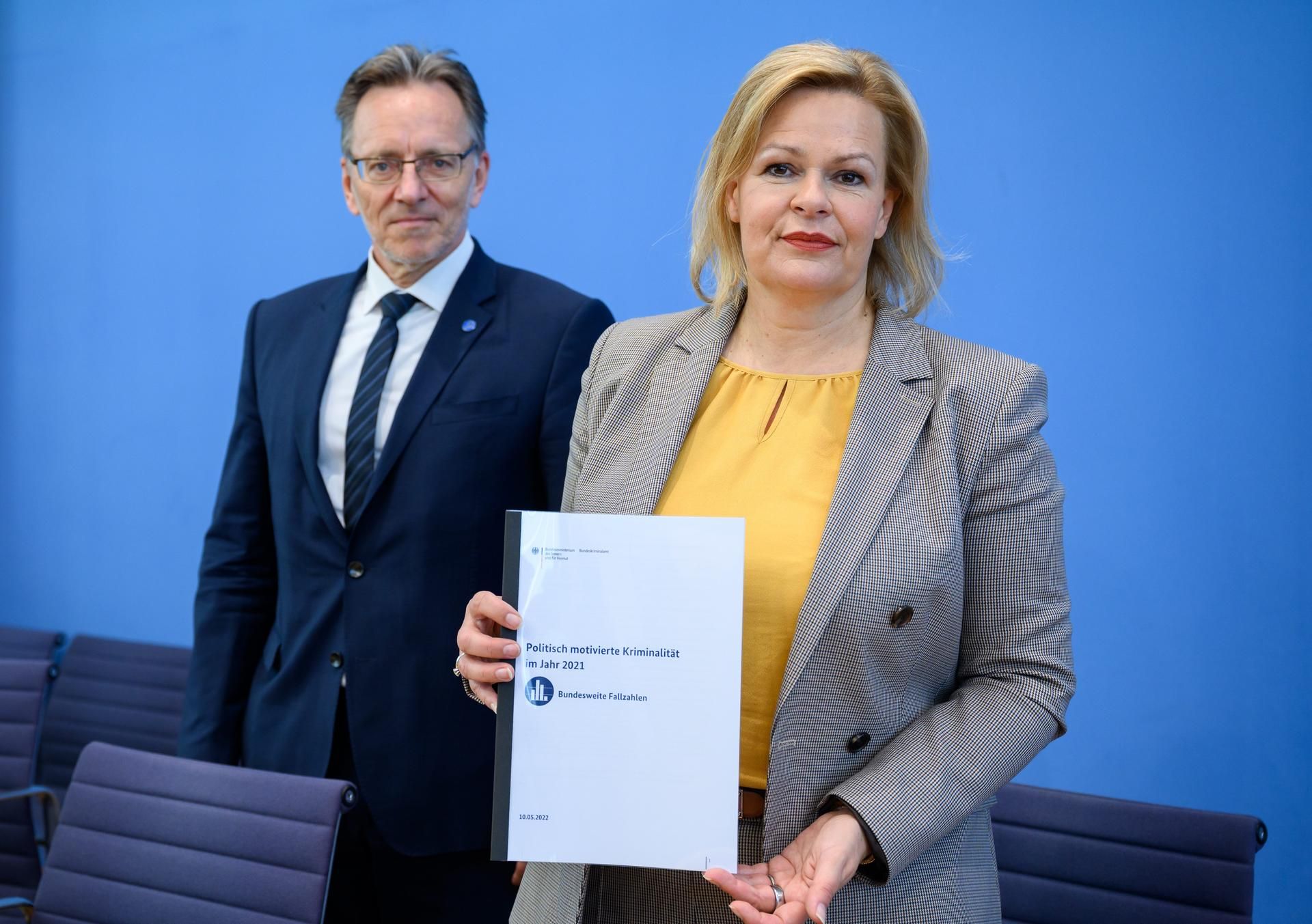 Faeser Kriminalitätsstatistik
