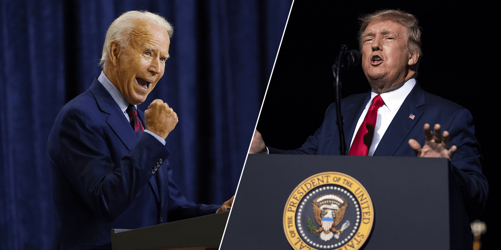 Biden Trump Collage