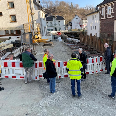 Arbeiten Bachstraße Morsbach