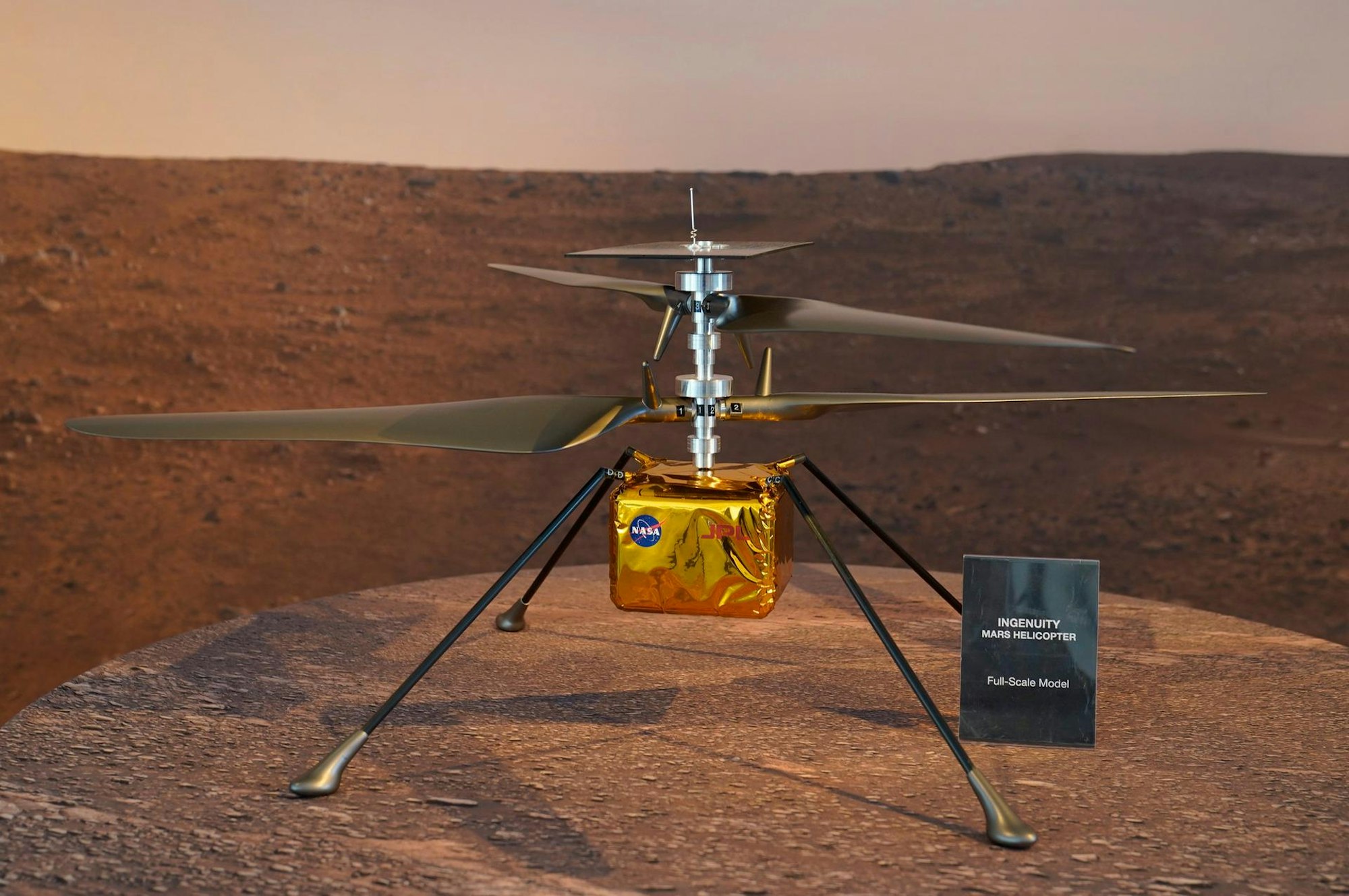 Rover Mars Heli