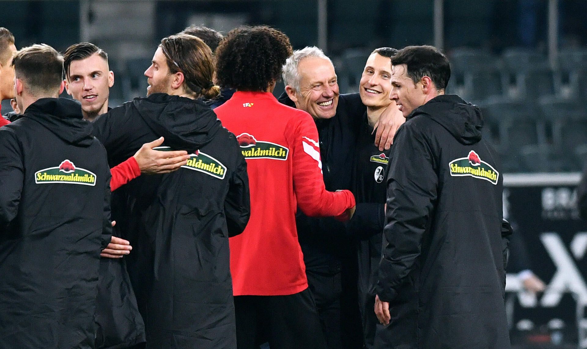 Streich lacht in Gladbach