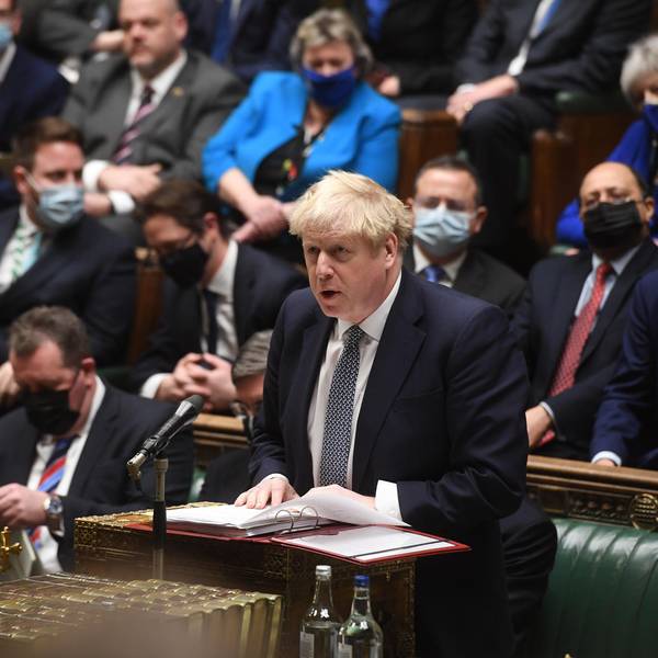 Johnson im Parlament