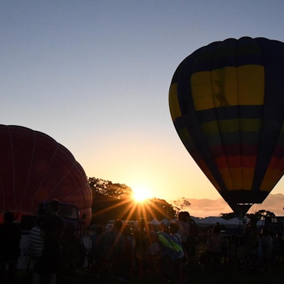 Heißluftballon Symbol