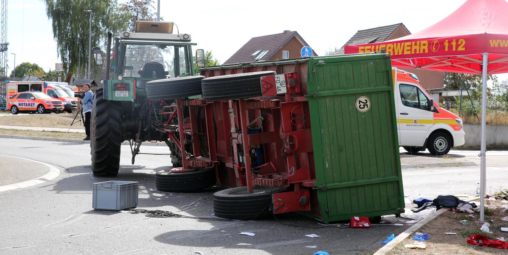 traktor unfall