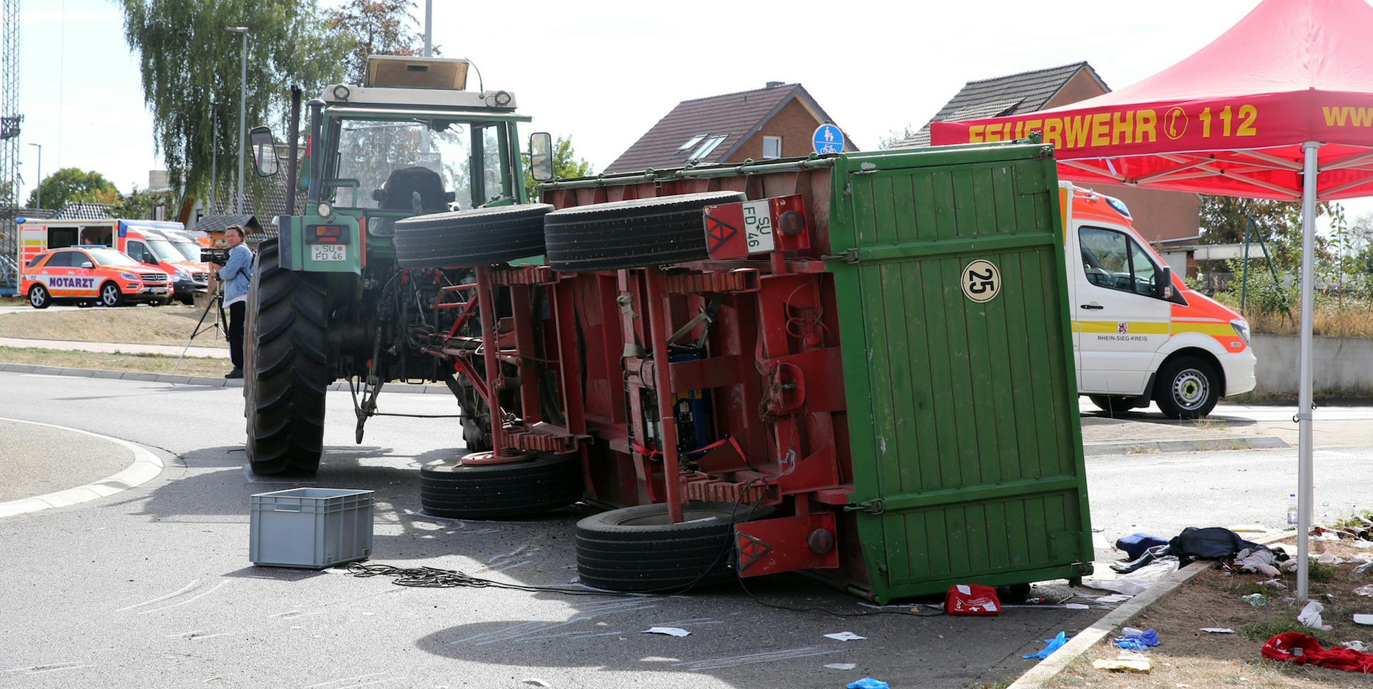 traktor unfall