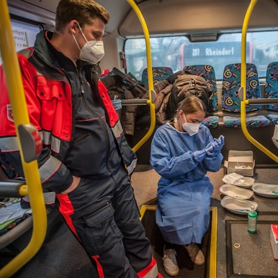 Vorbereitung Impfung Leverkusen