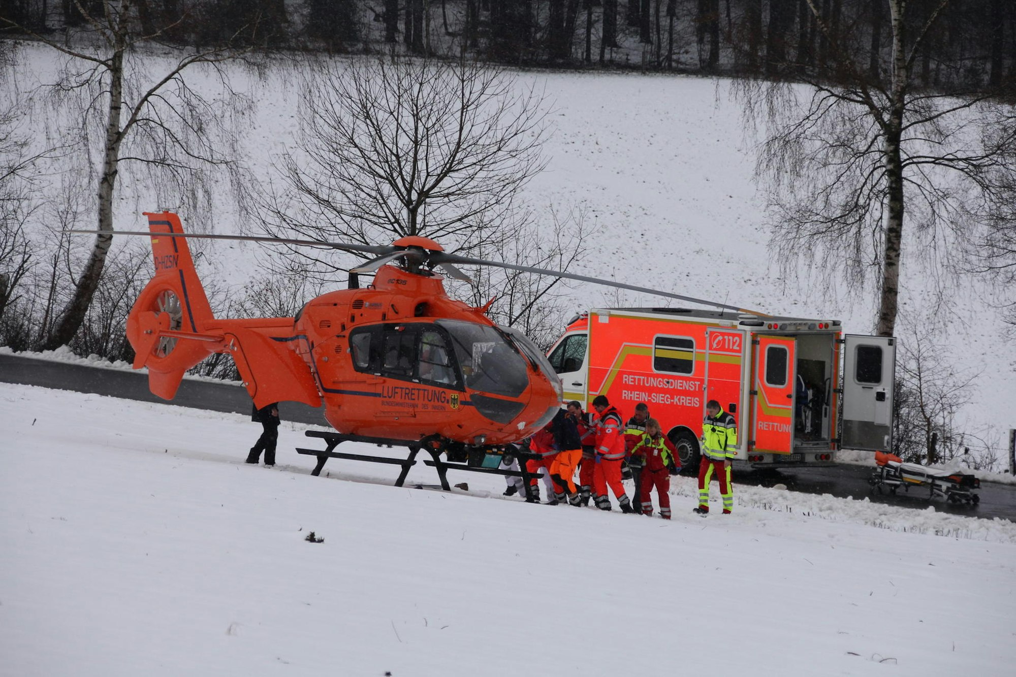 Rettungshubschrauber Unfall K7