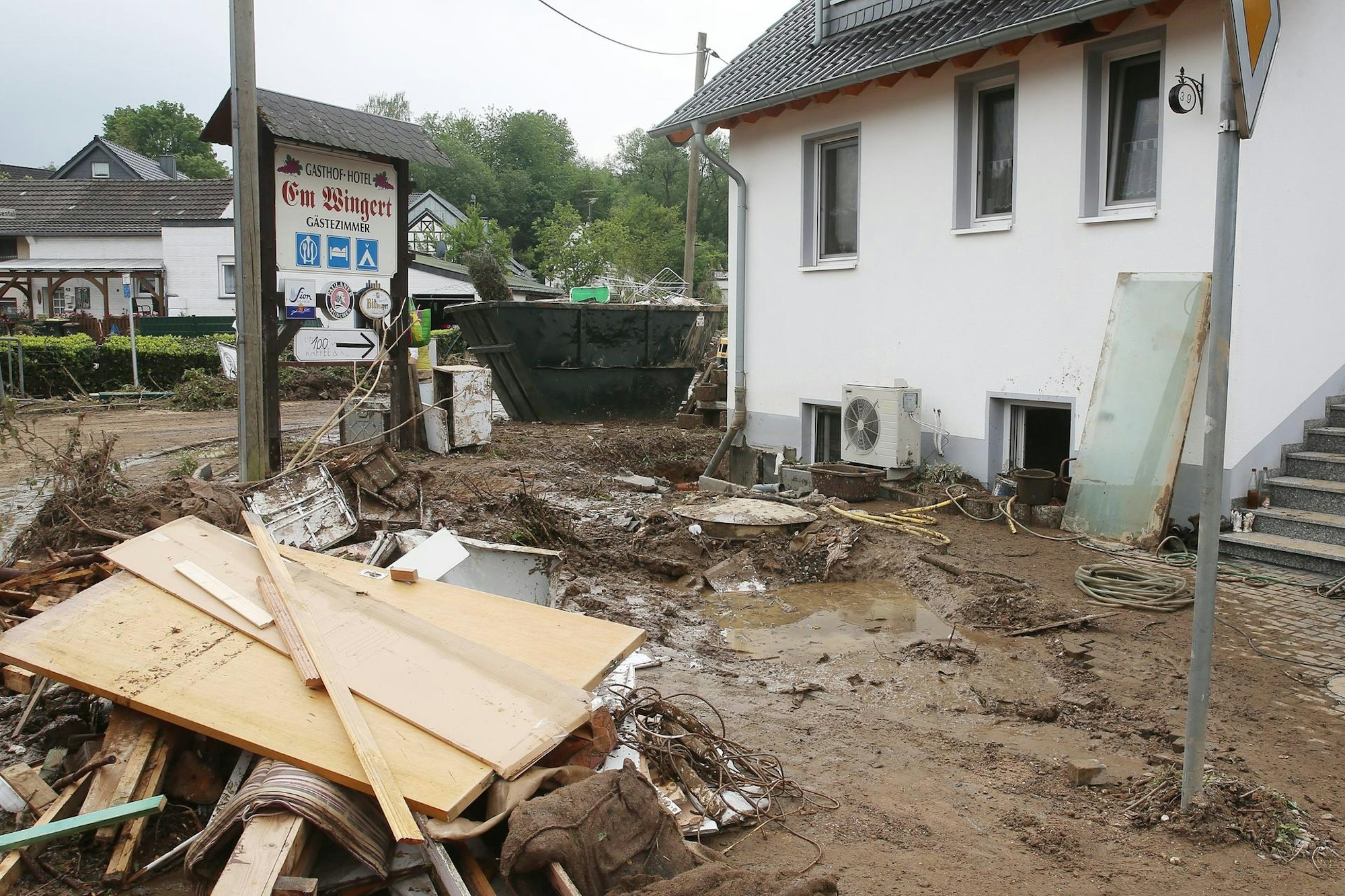 Hennef Unwetter dpa