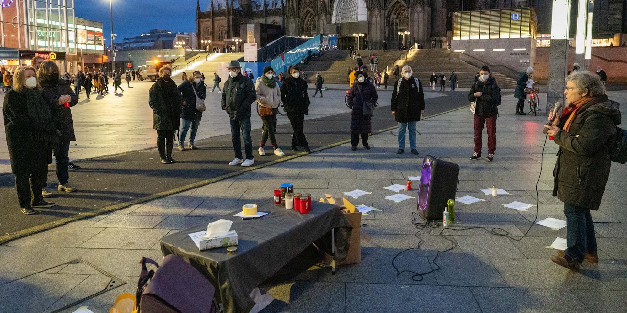 GEdenken an Corona-Opfer WEISER