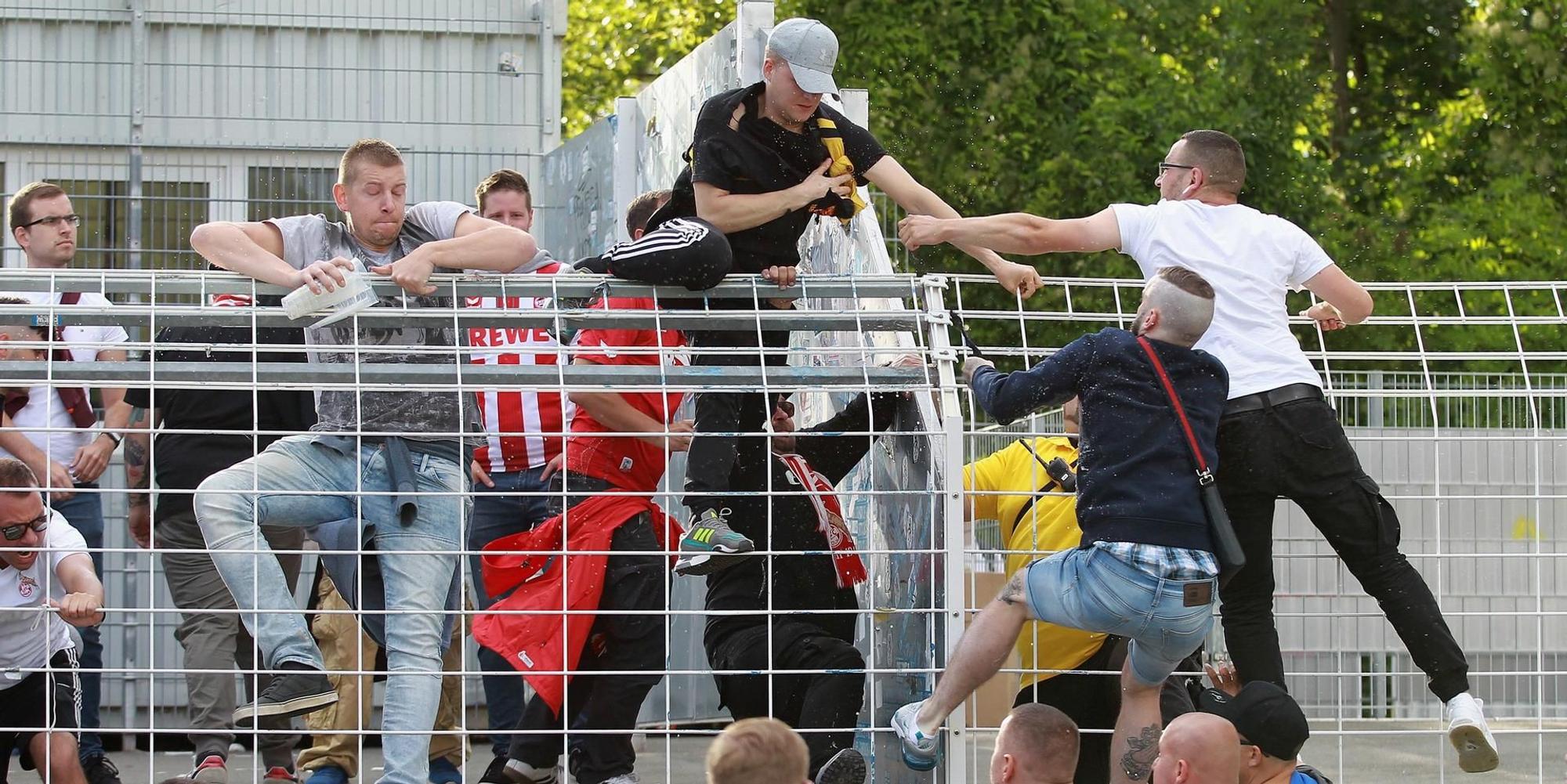 Jena-Fans Gäseblock