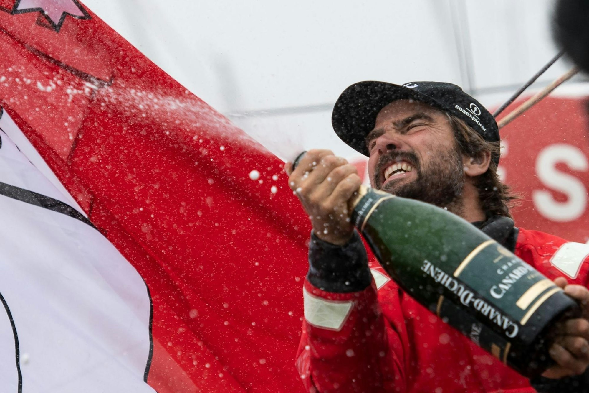 Boris Herrmann Champagner