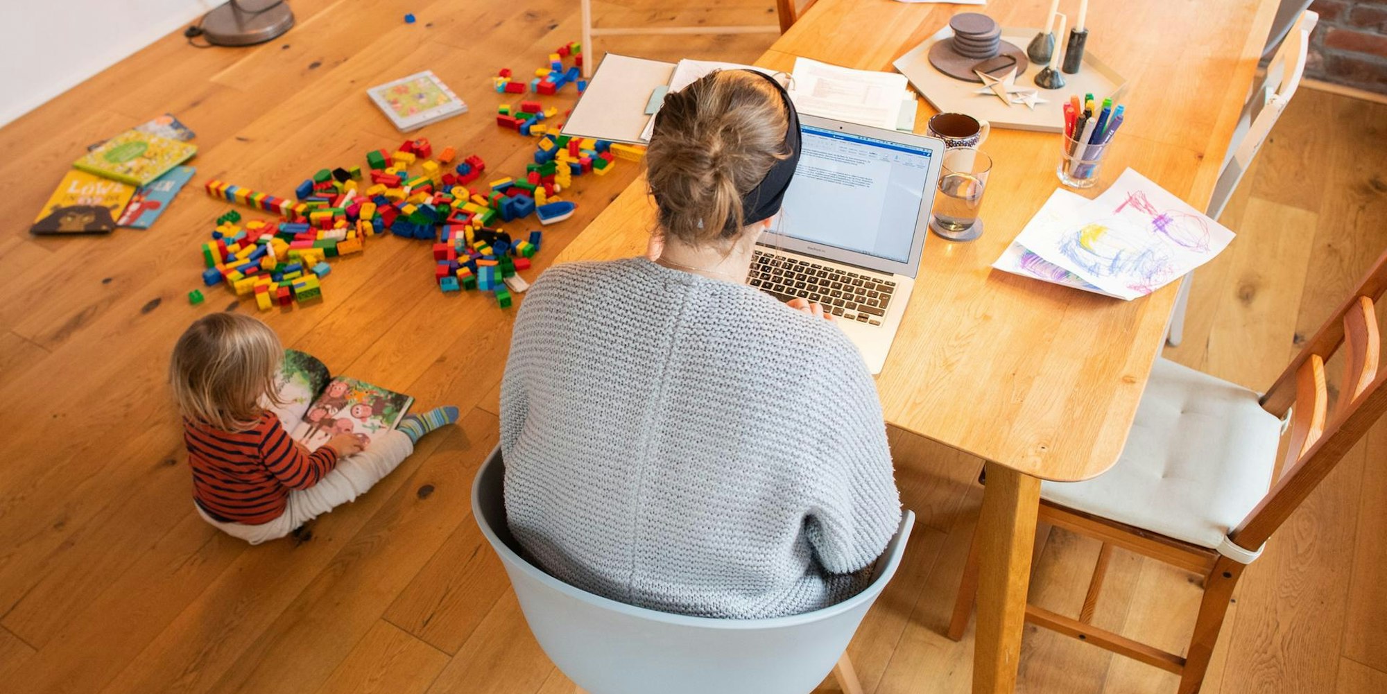 Mutter Kind Homeoffice