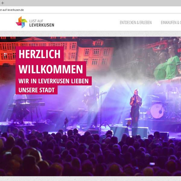 Website Screenshot Lust auf Leverkusen
