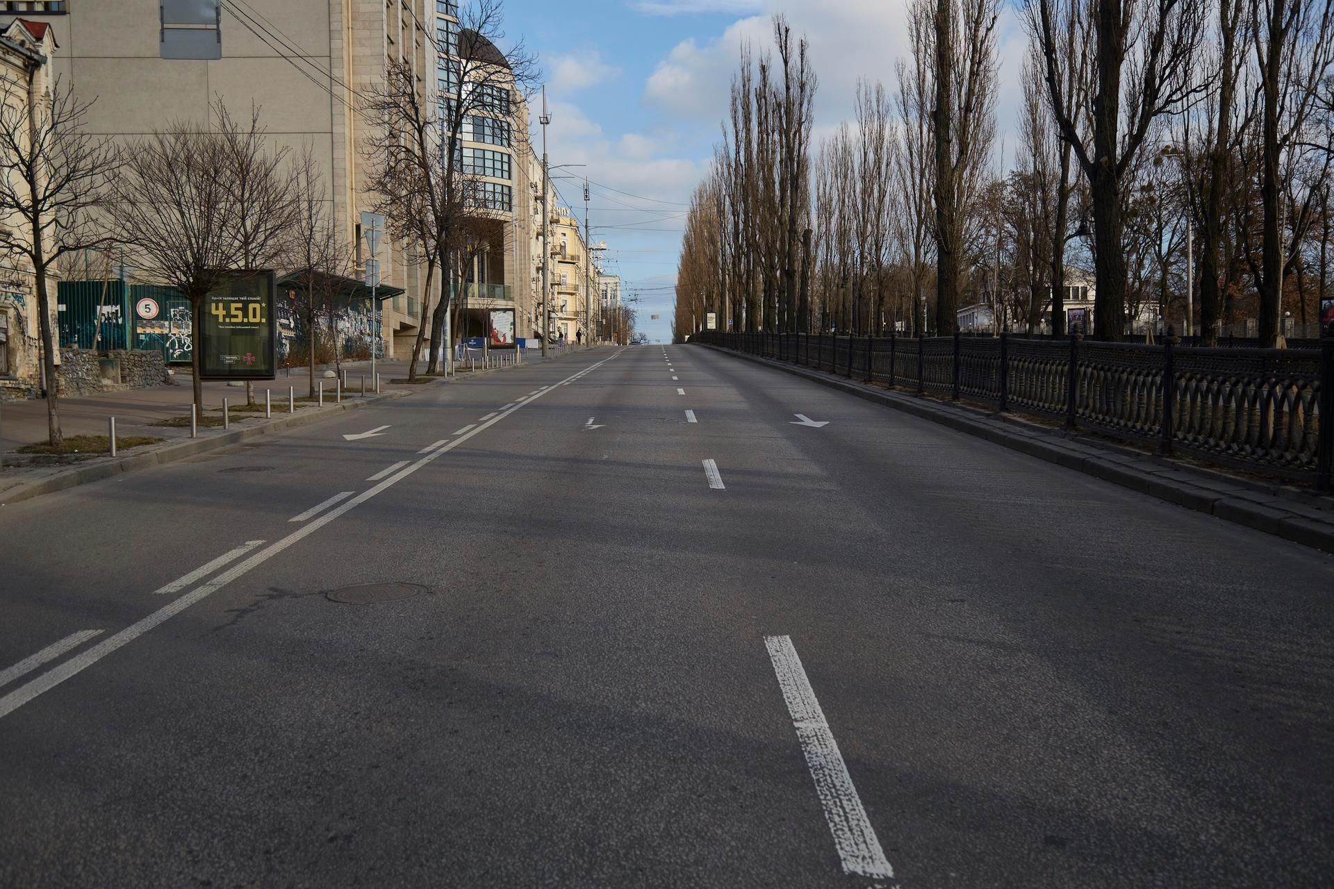 Straße Kiew GETTY 010322