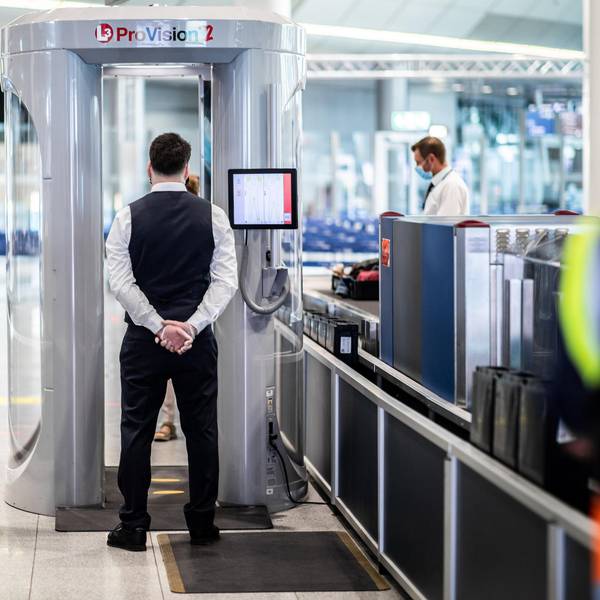 Sicherheitsdienst Flughafen dpa Archiv 2020