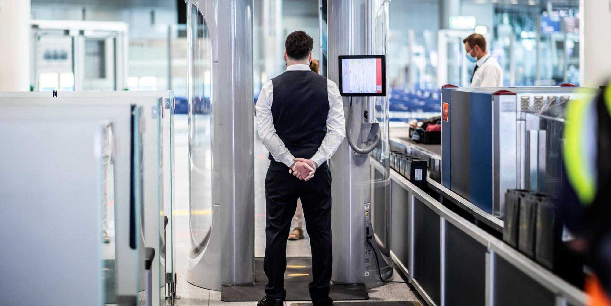 Sicherheitsdienst Flughafen dpa Archiv 2020