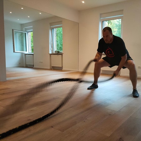 Armin Weigend beim Training