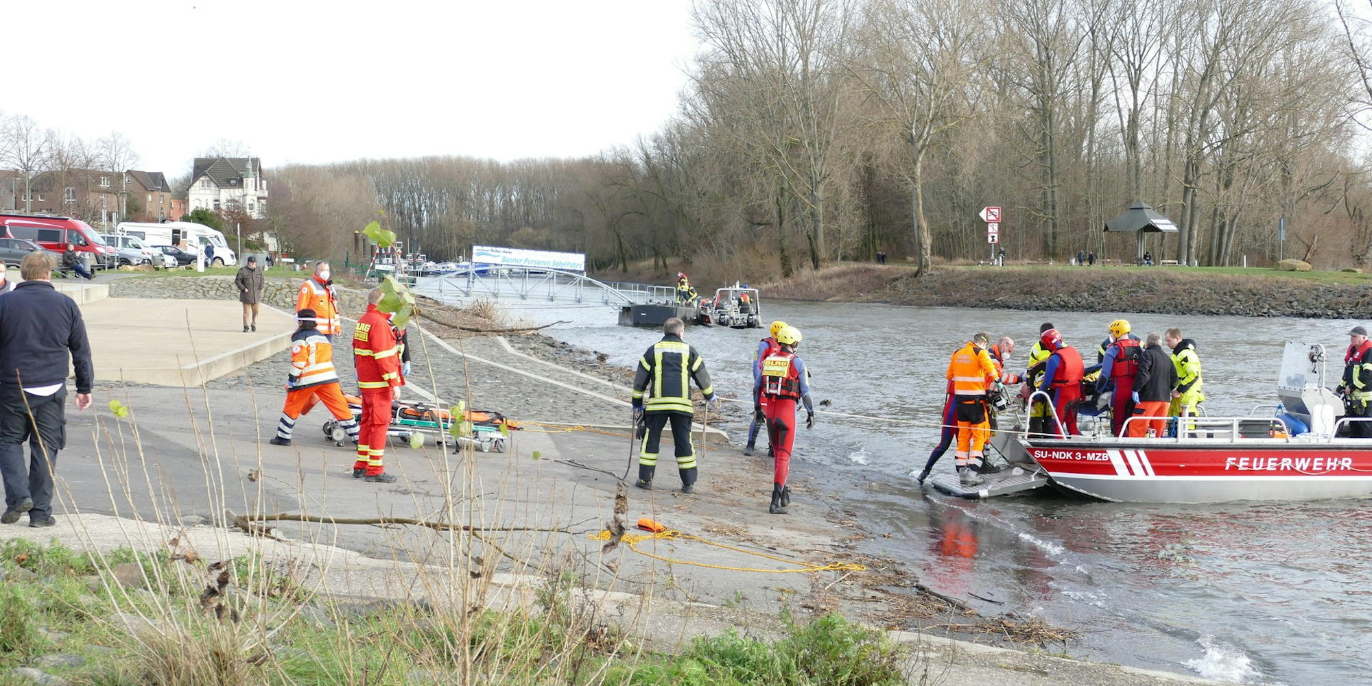 Siegufer Leichenbergung