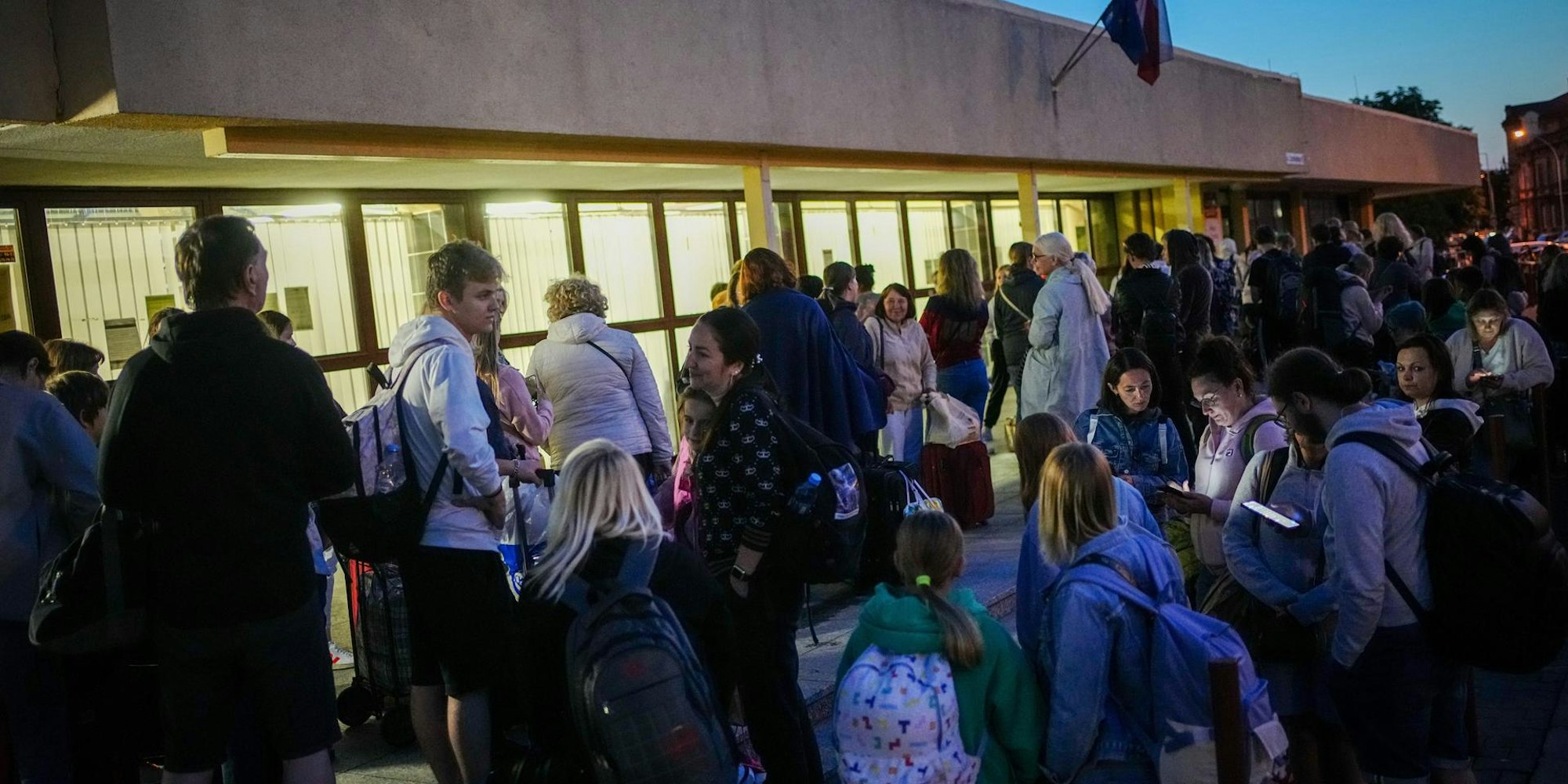 Bahnhof Polen-Ukraine