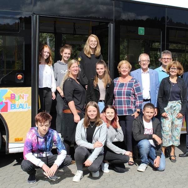 OVAG-Bus Malwettbewerb gegen Komasaufen