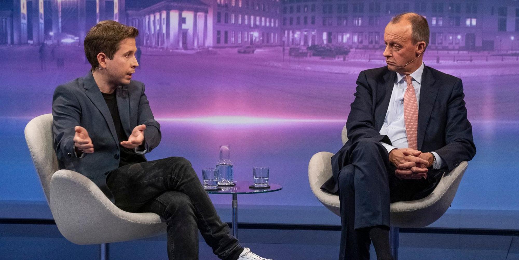 Maischberger Kühnert ZDF 091221