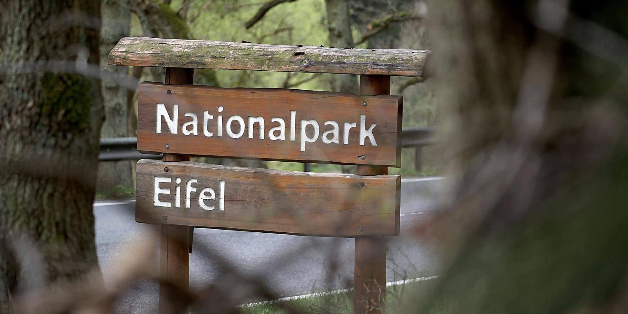 Nationalpark Eifel Schild
